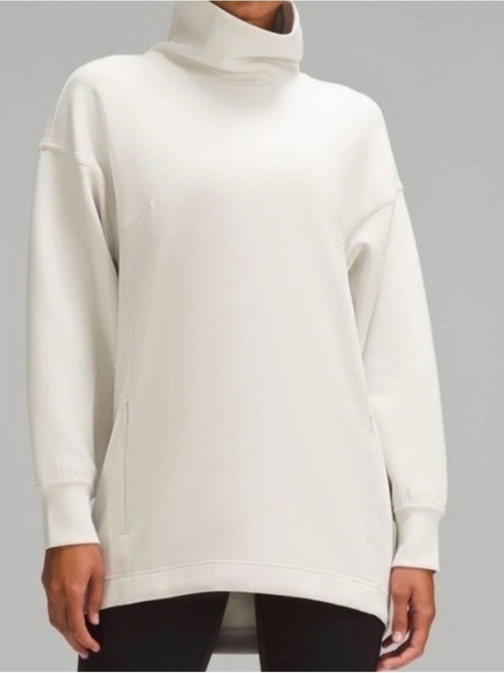 Lululemon Modal Blend Tunic Turtleneck Pullover Sweatshirt | Size 6